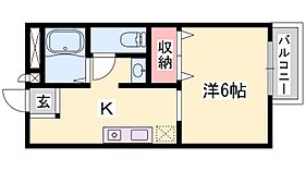 兵庫県姫路市書写（賃貸アパート1K・2階・23.77㎡） その2