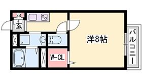 兵庫県三木市緑が丘町西１丁目（賃貸アパート1K・2階・28.12㎡） その2