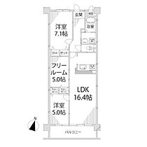 兵庫県姫路市国府寺町（賃貸マンション3LDK・6階・70.75㎡） その2