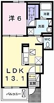 兵庫県神崎郡福崎町南田原（賃貸アパート1LDK・1階・45.09㎡） その2