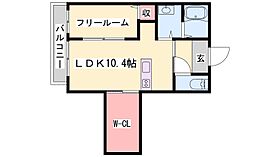 兵庫県三木市緑が丘町西２丁目（賃貸アパート1LDK・3階・41.53㎡） その2