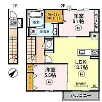 兵庫県三木市加佐（賃貸アパート2LDK・1階・64.90㎡） その2