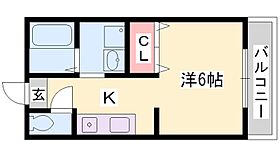 兵庫県姫路市書写（賃貸アパート1K・1階・23.77㎡） その2