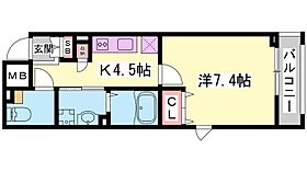 兵庫県姫路市阿保（賃貸マンション1K・2階・28.73㎡） その2