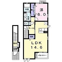 兵庫県加古川市野口町良野（賃貸アパート1LDK・2階・53.60㎡） その2