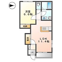 兵庫県姫路市香寺町中仁野（賃貸アパート1LDK・1階・44.63㎡） その2