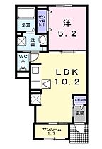 兵庫県神崎郡福崎町福崎新（賃貸アパート1LDK・1階・40.02㎡） その2