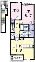 兵庫県赤穂市細野町（賃貸アパート2LDK・2階・58.63㎡） その2