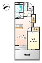 兵庫県姫路市飾磨区中島（賃貸アパート1LDK・1階・44.73㎡） その2