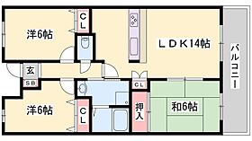 兵庫県姫路市名古山町（賃貸マンション3LDK・3階・70.00㎡） その2