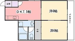 間取図画像 2DK
