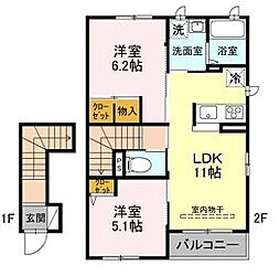ベルクール加東　A棟 2階