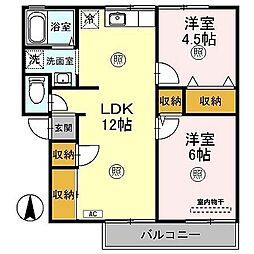 セジュール旭 2階/202