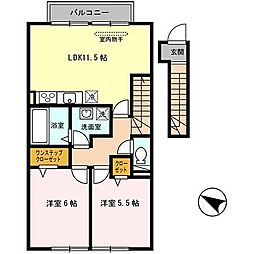 ローテローゼ恵比須 2階