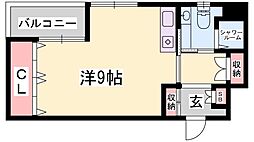 クオリティライフ壱番館 ワンルームの間取図画像