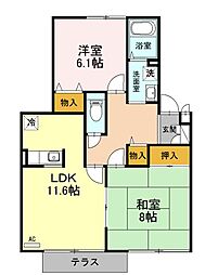 リバーサイド 弐番館 1階