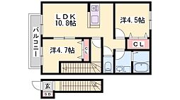 イストワールＡ棟 2階/201