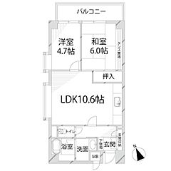 物件の間取り