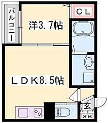 山陽電鉄本線 手柄駅 徒歩18分の賃貸アパート
