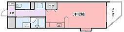 高岡中村コーポ・パート2 ワンルームの間取図画像