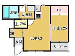 PlansOne浜の宮 1階/102