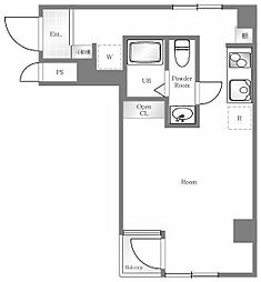 ニューライフ新宿東 ワンルームの間取図画像