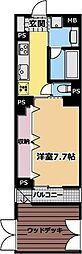 ラ・ヴィスタ西新宿2 1Kの間取図画像
