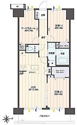 間取図画像 2SLDK