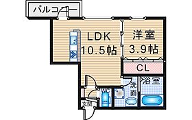 Halu豊中 302 ｜ 大阪府豊中市刀根山3丁目（賃貸マンション1LDK・3階・35.20㎡） その2