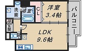 フローラルコート豊中 202 ｜ 大阪府豊中市本町3丁目（賃貸マンション1LDK・2階・36.38㎡） その2