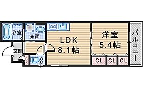 クリエオーレ曽根南町 201 ｜ 大阪府豊中市曽根南町3丁目（賃貸アパート1LDK・2階・35.00㎡） その2