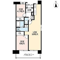 URアーベインルネス片野  ｜ 福岡県北九州市小倉北区片野3丁目（賃貸マンション2LDK・8階・62.06㎡） その2