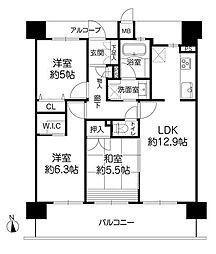 間取図画像 3LDK