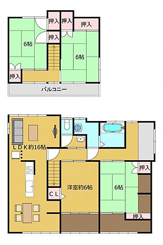 間取り 荒尾市荒尾3467-20