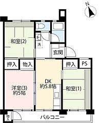 物件の間取り