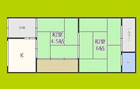 北野文化  ｜ 大阪府大阪市平野区喜連４丁目（賃貸アパート2K・2階・26.96㎡） その2