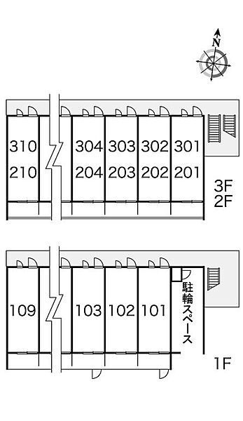 大阪府大阪市生野区中川２丁目(賃貸マンション1K・2階・19.87㎡)の写真 その9