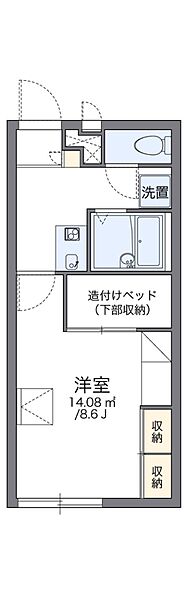 大阪府東大阪市長堂３丁目(賃貸アパート1K・2階・23.18㎡)の写真 その2