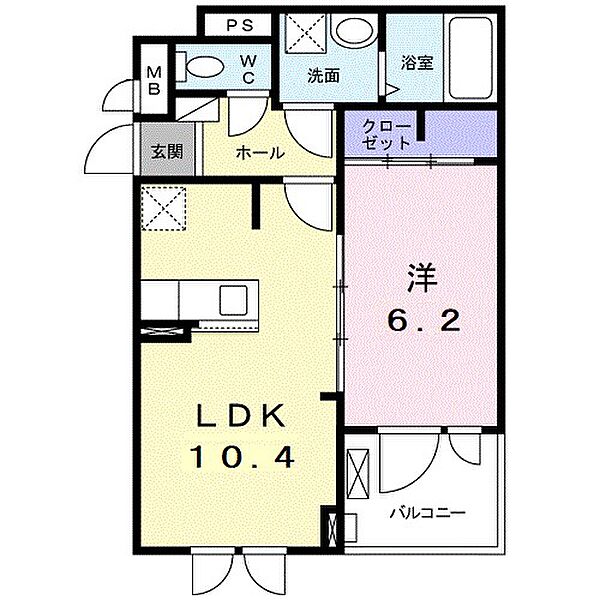 大阪府和泉市上代町(賃貸アパート1LDK・2階・40.14㎡)の写真 その2