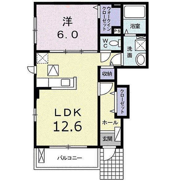 ベル　メゾン ｜大阪府藤井寺市大井３丁目(賃貸アパート1LDK・1階・46.34㎡)の写真 その2