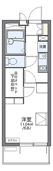 レオパレス甲子園 ｜兵庫県西宮市甲子園町(賃貸マンション1K・2階・19.87㎡)の写真 その2