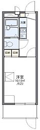 レオパレスアルカディ 1階1Kの間取り