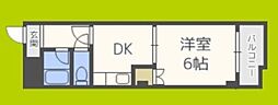 ミタカホーム8 1DKの間取図画像