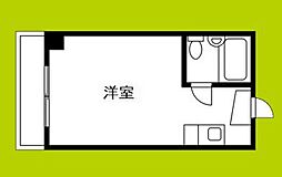 ルネッサンスシャレード ワンルームの間取図画像