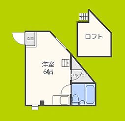 間取図画像 ワンルーム