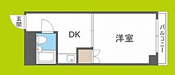 間取図画像 1DK