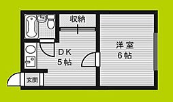 間取図画像 1DK
