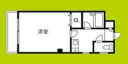 メゾン加美北 1Kの間取図画像