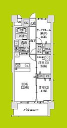 スプランディッド大阪NAMBA LINE 2SLDKの間取図画像