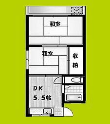 間取図画像 2DK